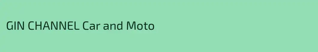 GIN CHANNEL Car and Moto